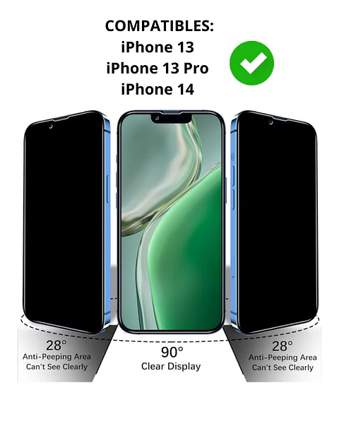 Lamina Mica De Vidrio Antiespía Para iPhone SE 2020