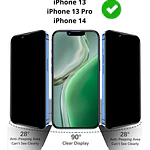 Lamina Mica De Vidrio Antiespía Para iPhone SE 2020