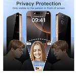 Lamina Mica De Vidrio Antiespía Para iPhone 16 Pro Max 