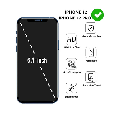 Lamina Mica De Vidrio Antiespía Para iPhone 12 iPhone 12 Pro