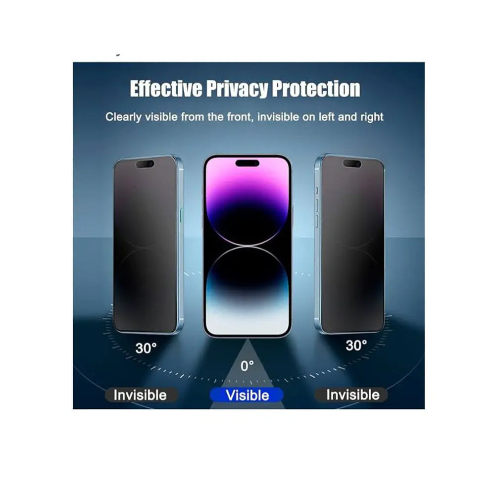 Lamina Mica De Vidrio Antiespía Para iPhone 14 Pro 