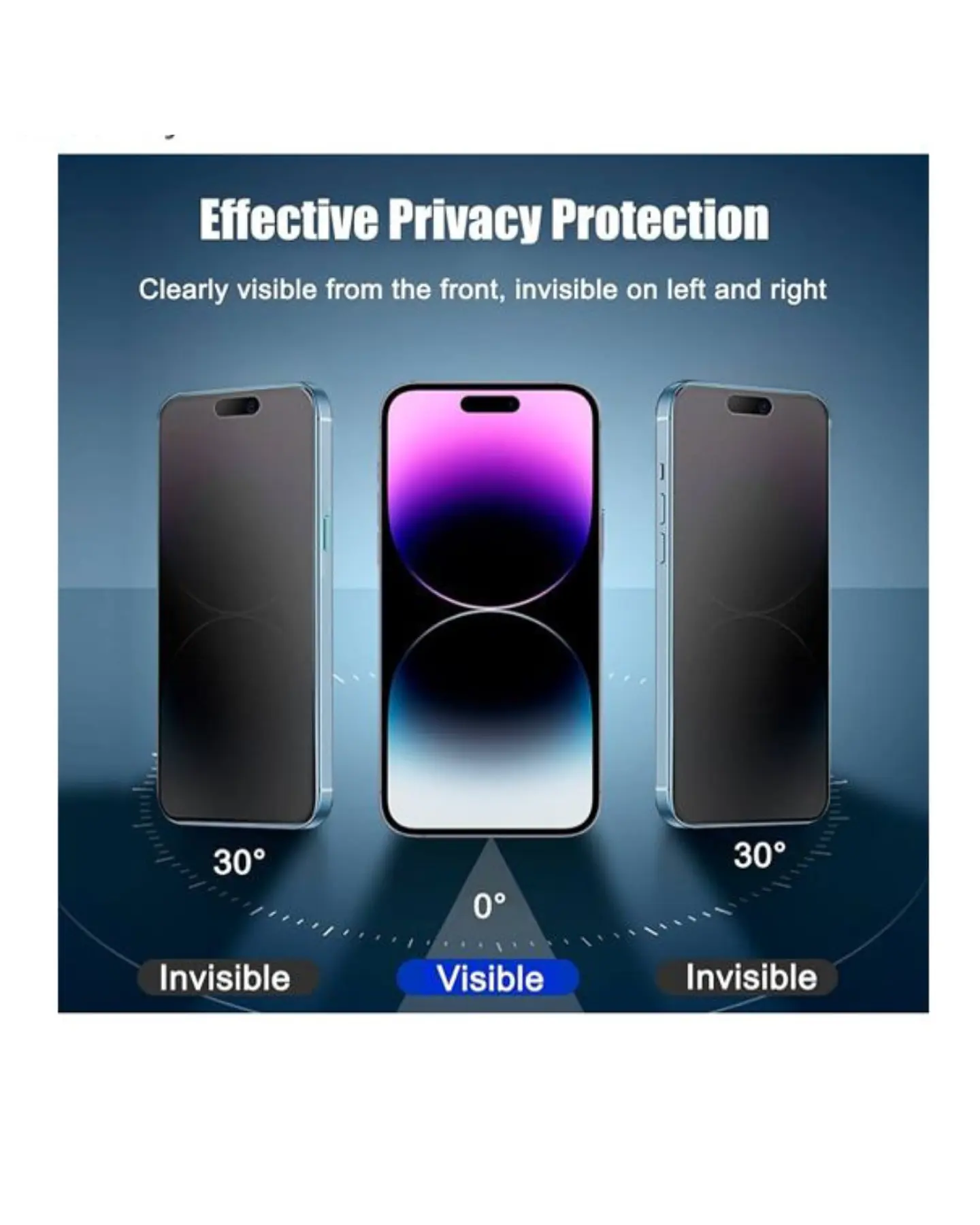 Lamina Mica De Vidrio Antiespía Para iPhone 14 Pro  3