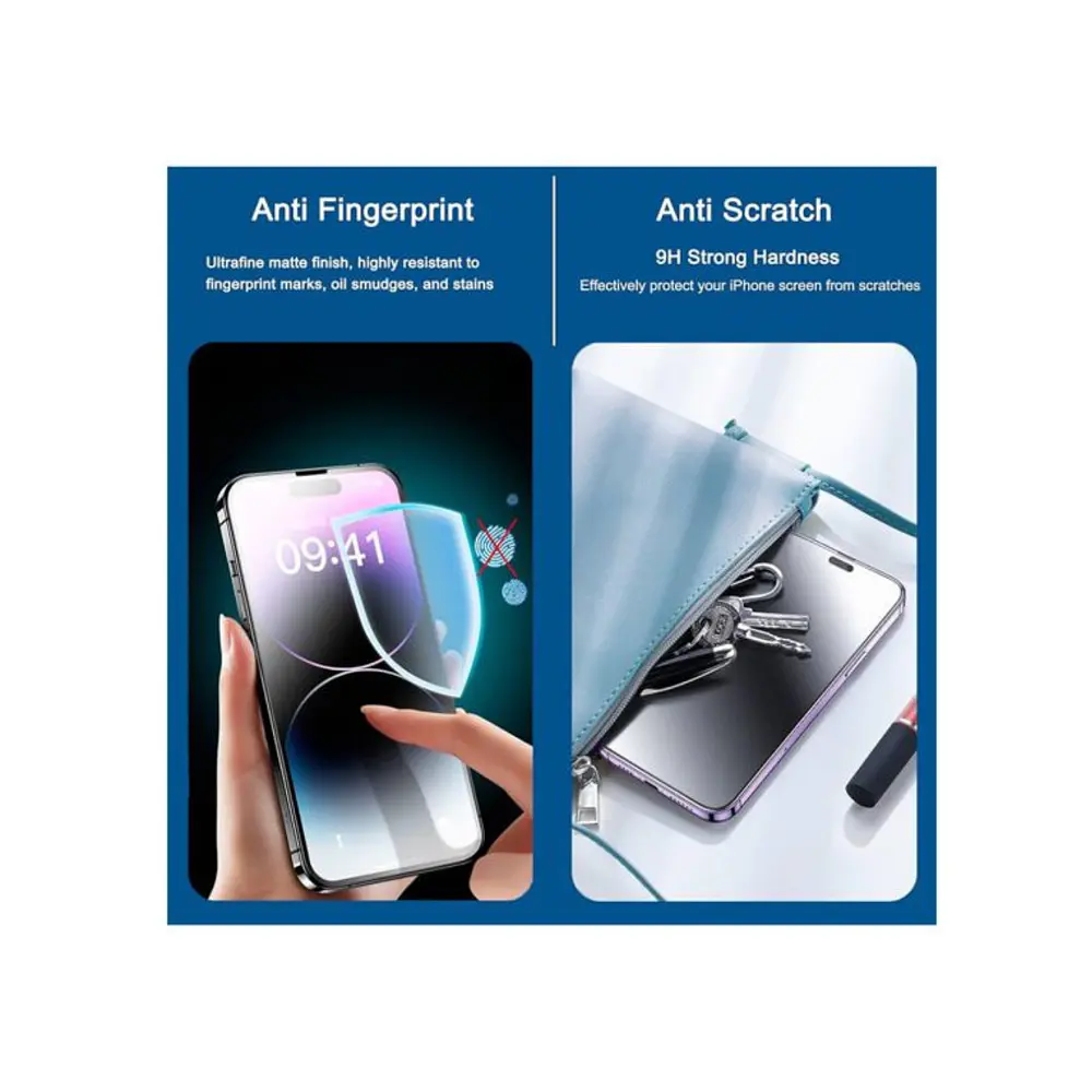 Lamina Mica De Vidrio Antiespía Para iPhone 14 Pro 