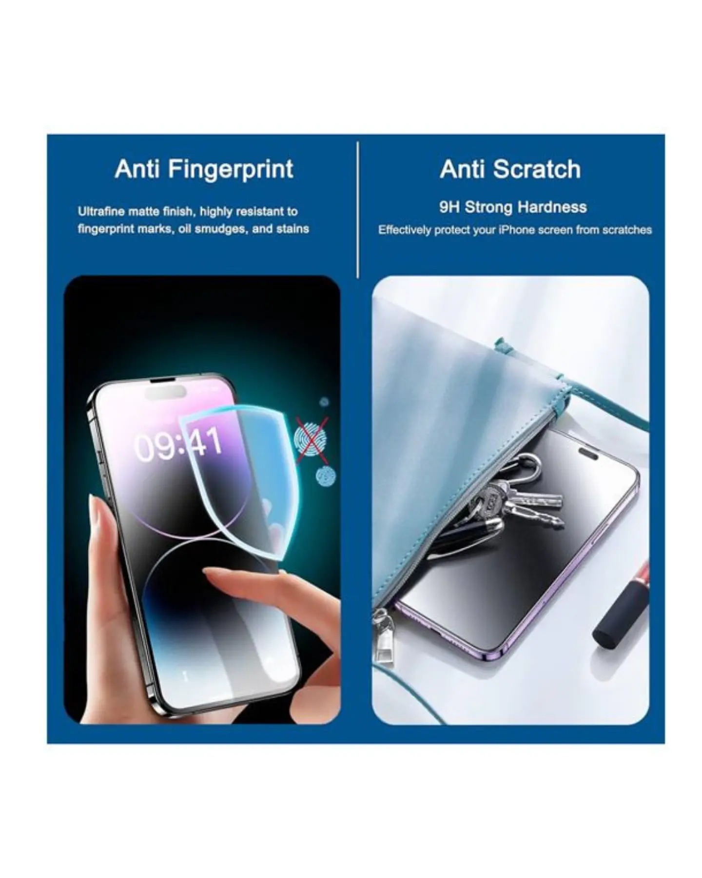 Lamina Mica De Vidrio Antiespía Para iPhone 14 Pro  5