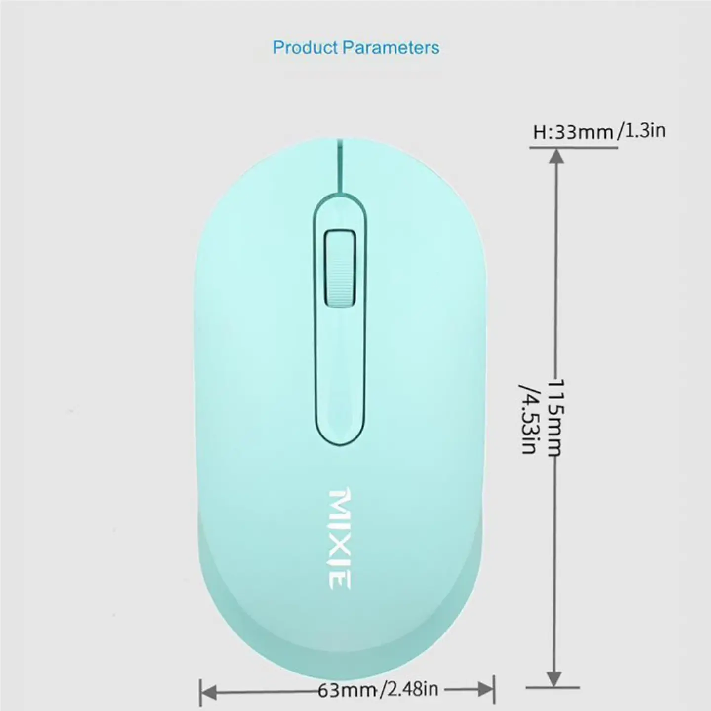 Mouse Inalámbrico Bluetooth Recargable USB 2