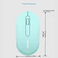 Mouse Inalámbrico Bluetooth Recargable USB - thumbnail 2