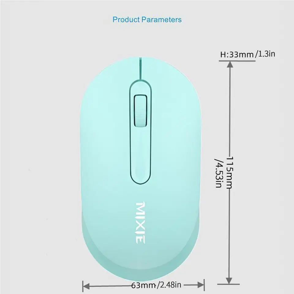 Mouse Inalámbrico Bluetooth Recargable USB 2