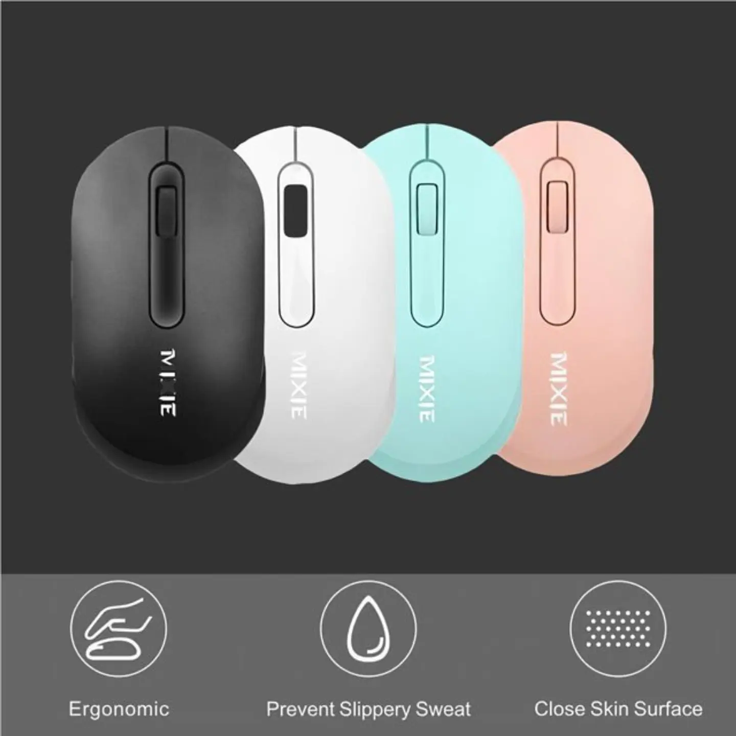 Mouse Inalámbrico Bluetooth Recargable USB 10