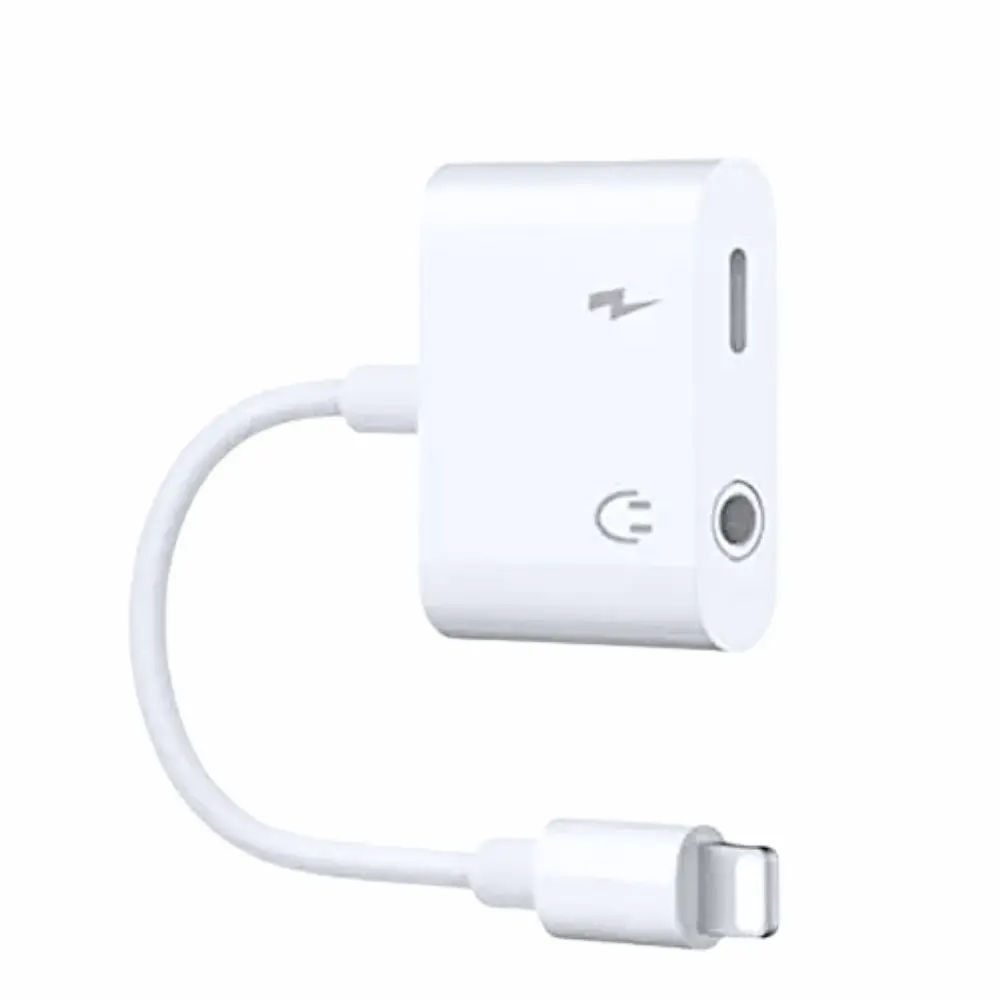 Adaptador Lightning de 3.5mm  Audio + Carga para iPhone 