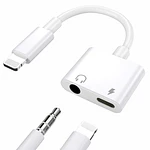 Adaptador Lightning de 3.5mm  Audio + Carga para iPhone 