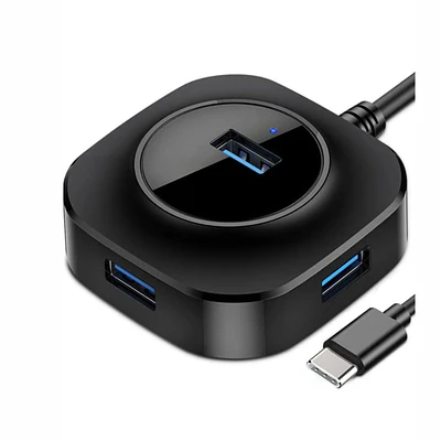 Hub Usb de 4 Puertos Tipo C