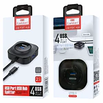 Hub Usb de 4 Puertos Tipo C