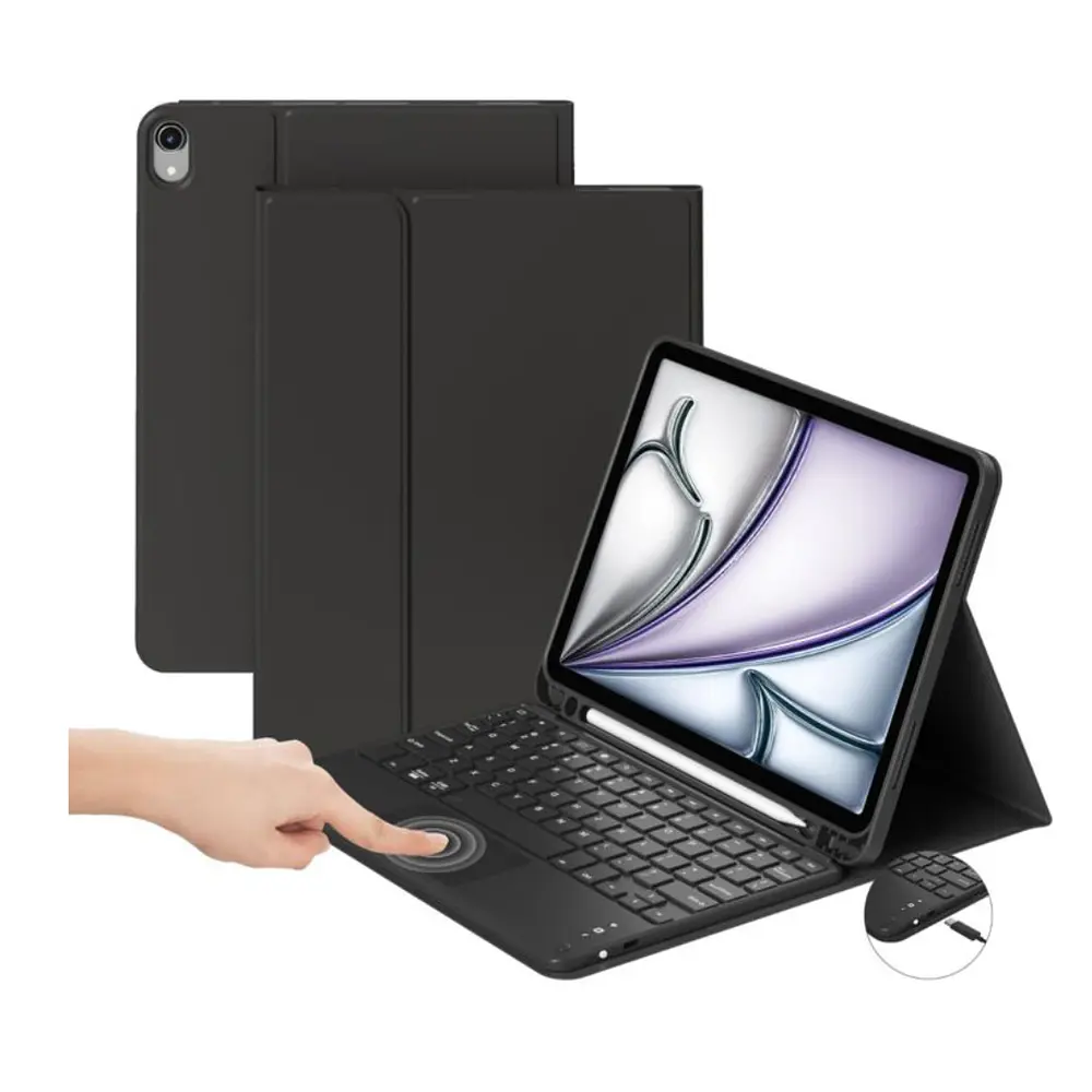 Funda Con Teclado Español Touchpad Para iPad Air 11 M4 2026
