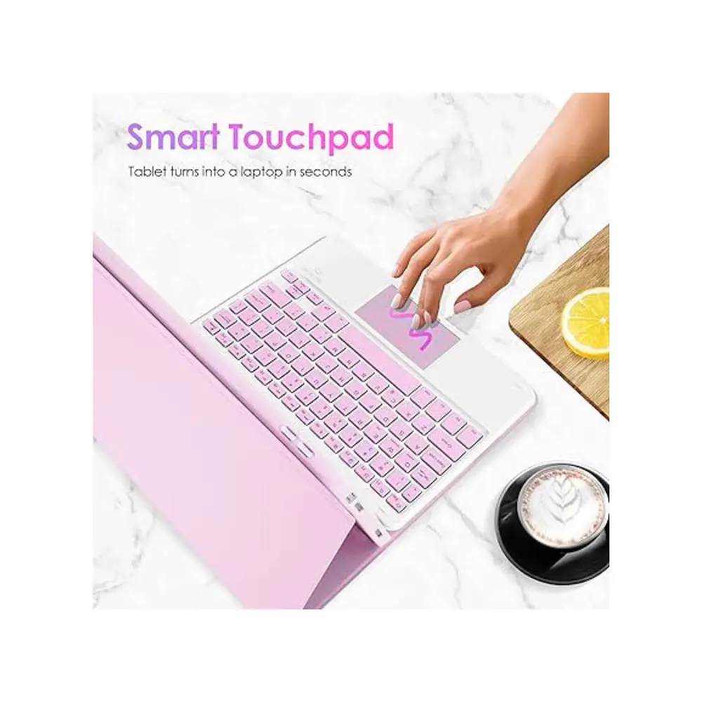 Funda Con Teclado Español Touchpad Para iPad Air 11 M4 2026