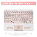 Funda Con Teclado Español Touchpad Para iPad Air 11 M4 2026