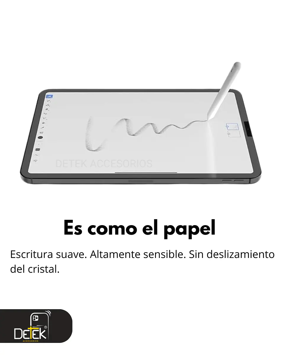 Lamina De Vidrio Mate Premium Sensación Papel Para Samsung S10 Plus 12.4