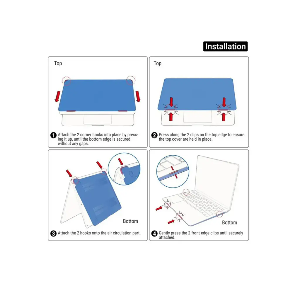 Carcasa Acrílica Protectora Para MacBook Air 13,6 M3 