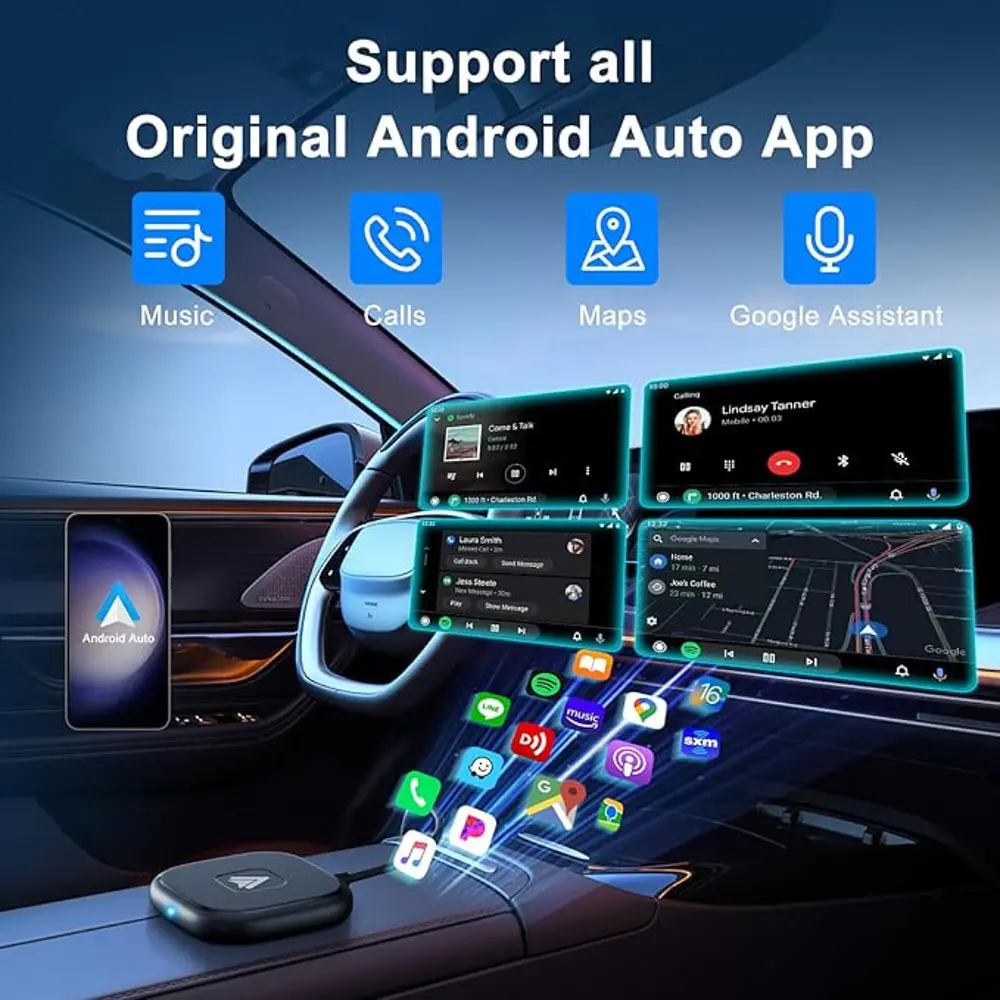 Adaptador Inalámbrico Carplay Para iPhone Y Android