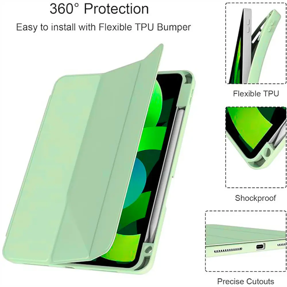 Funda Smart Cover Con Ranura Para iPad Air 10.9 4ta 5ta Generacion
