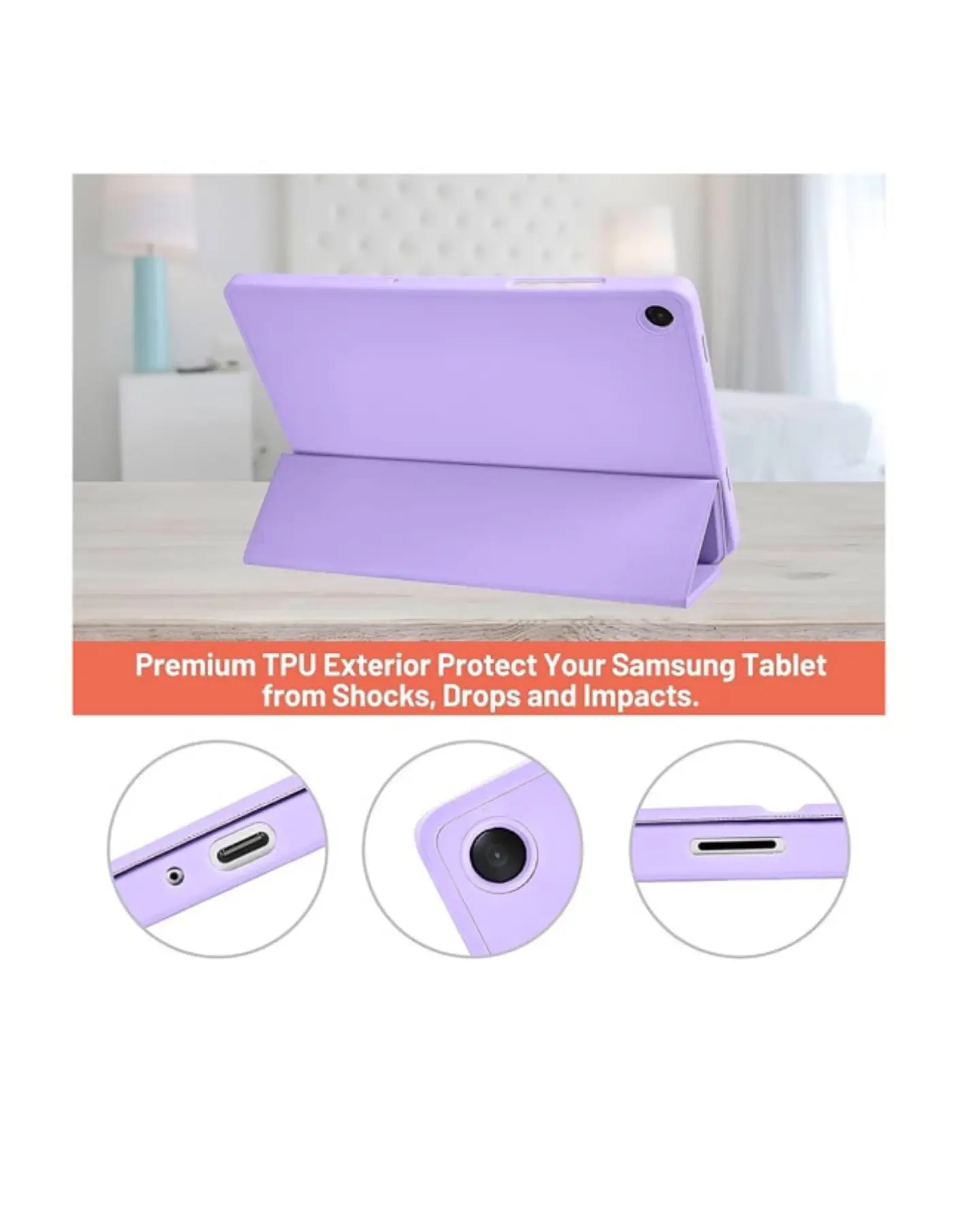 Funda Estuche Smart Case Para Tablet Samsung A11 8.7 X130 X133 X135 9