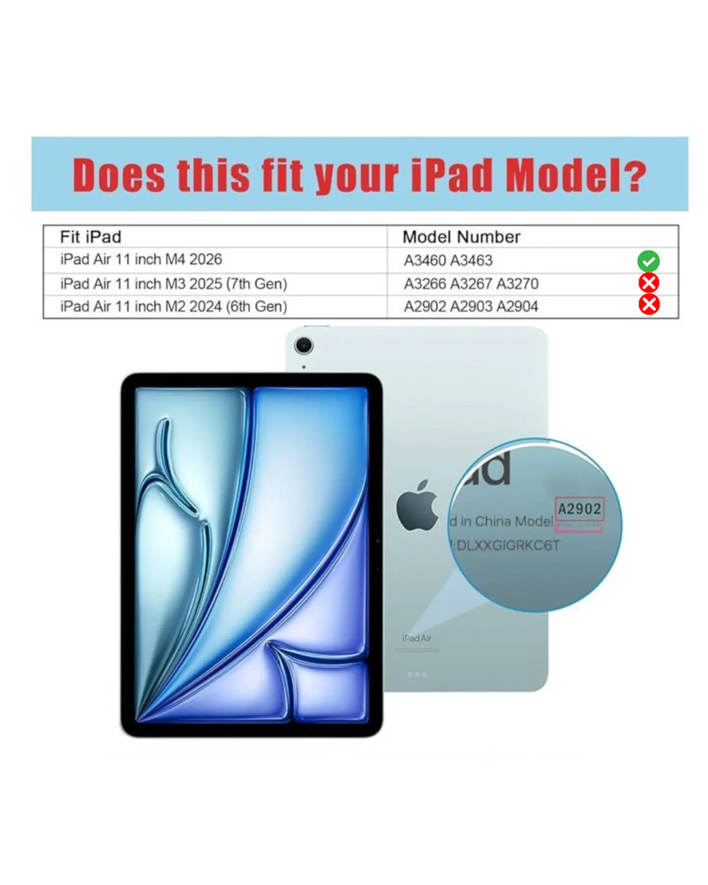 Funda Smart Cover Con Ranura Para iPad Air 11 M4 2026 2