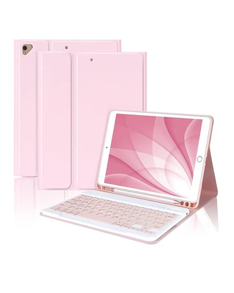 Funda Con Teclado Español Para iPad 10.2 7ma 8va 9na 
