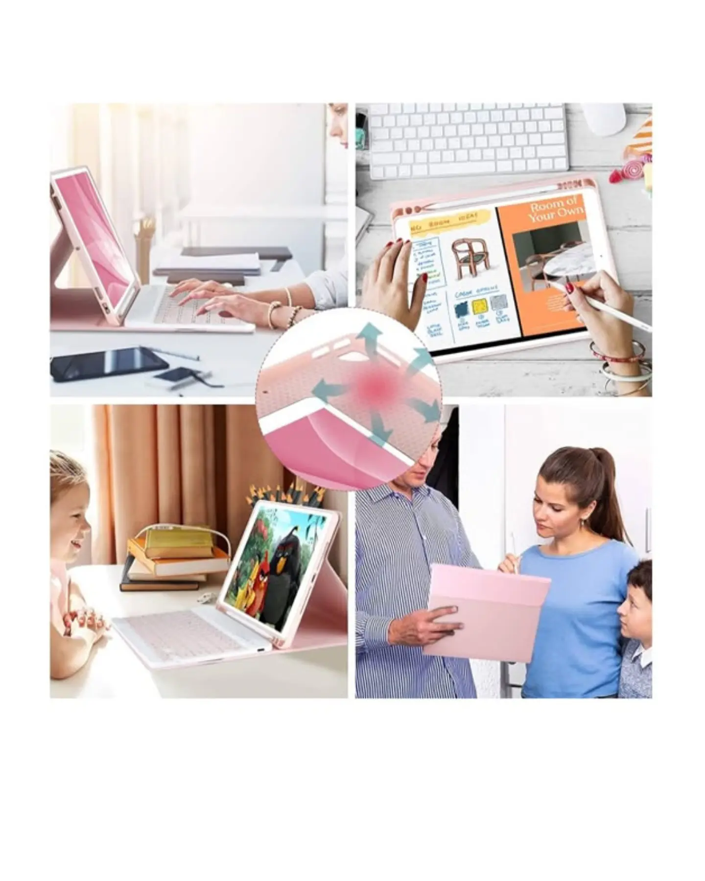 Funda Con Teclado Español Para iPad 10.2 7ma 8va 9na  6
