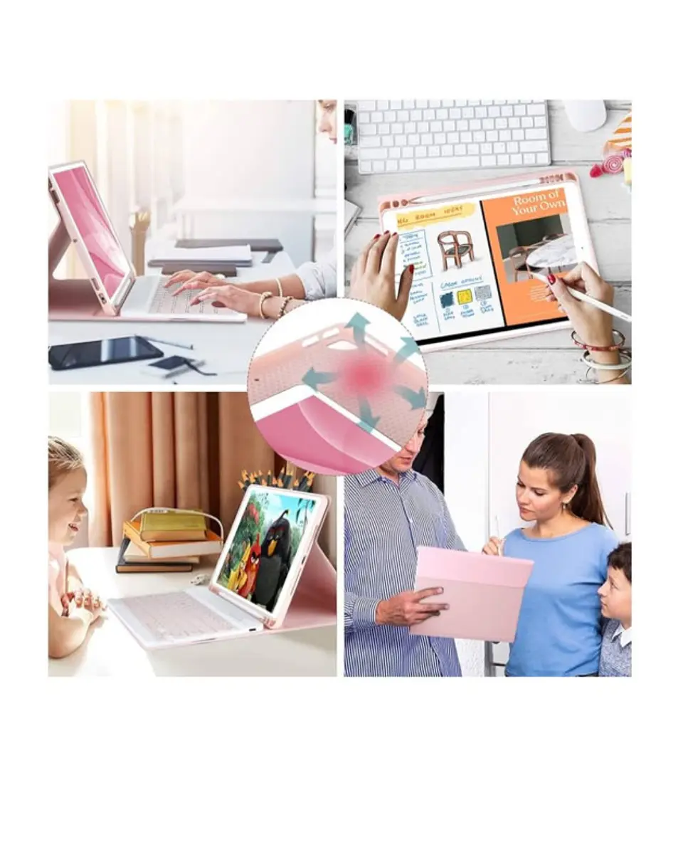 Funda Con Teclado Español Para iPad 10.2 7ma 8va 9na  6