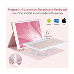 Funda Con Teclado Español Para iPad 10.2 7ma 8va 9na 