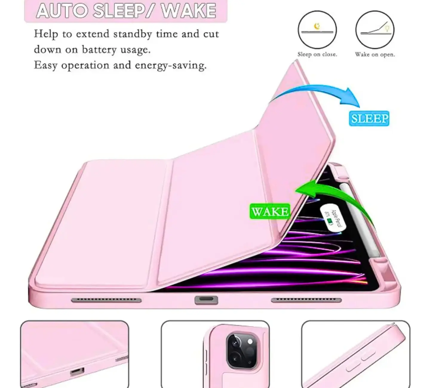 Funda Smart Cover Con Ranura Para iPad Pro 11 M4 2024  10