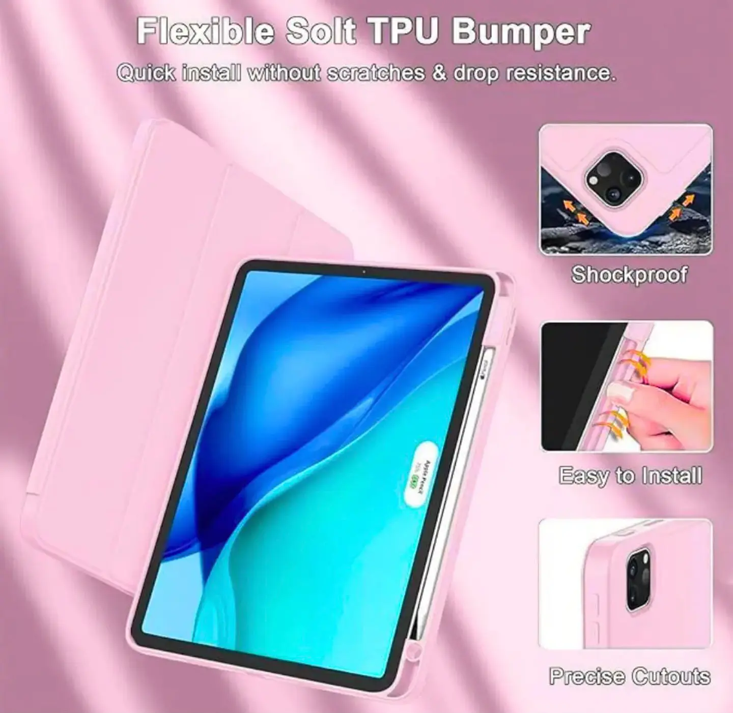 Funda Smart Cover Con Ranura Para iPad Pro 11 M4 2024  12