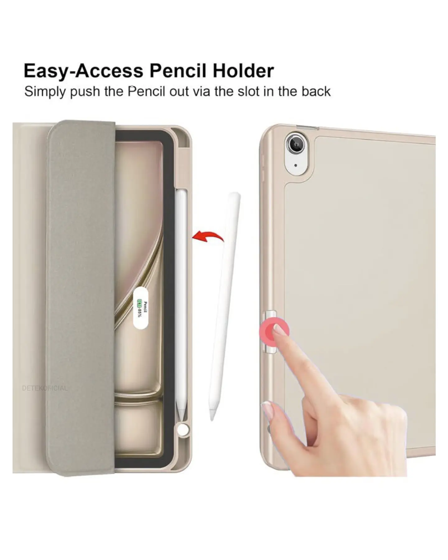 Funda Smart Cover Con Ranura Para iPad Air 11 M4 2026 12