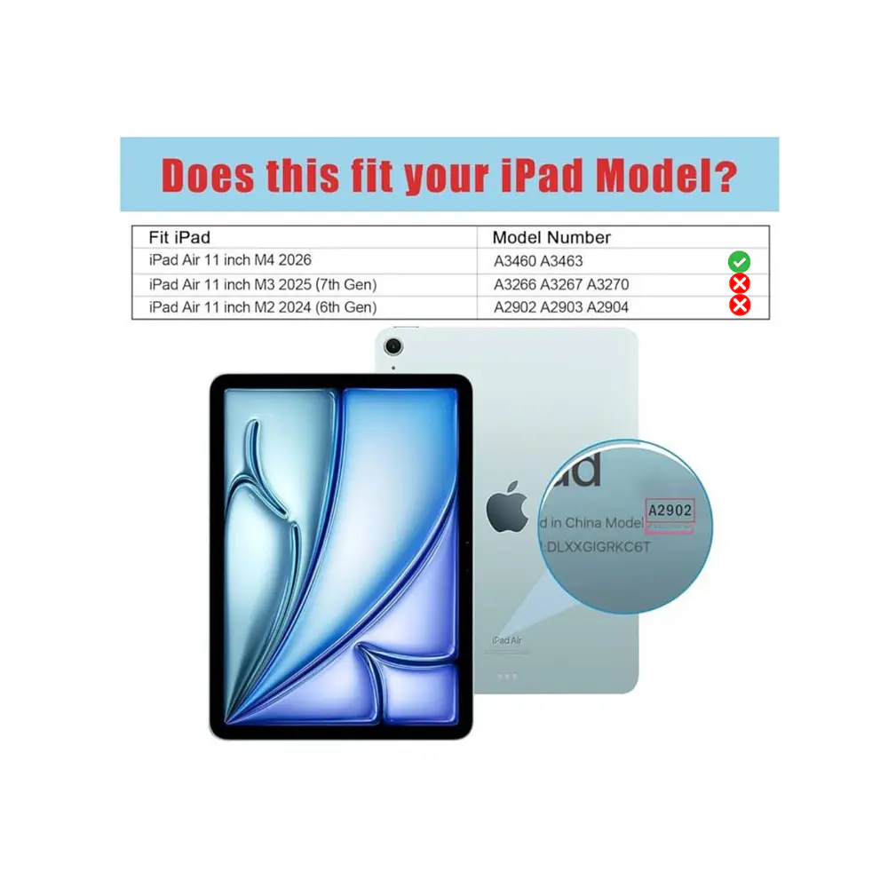 Funda Antigolpes Armadura Para iPad Air 11 M4 2026