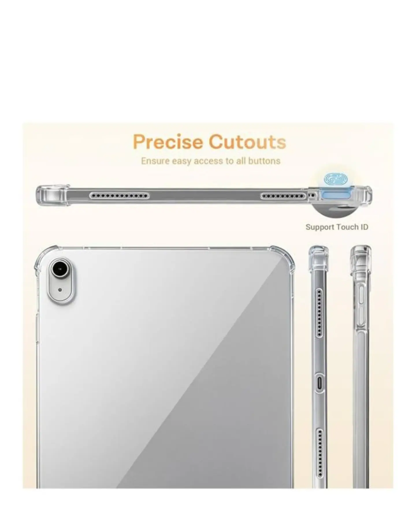 Carcasa Transparente Antishock Para iPad 10ma 2022 4