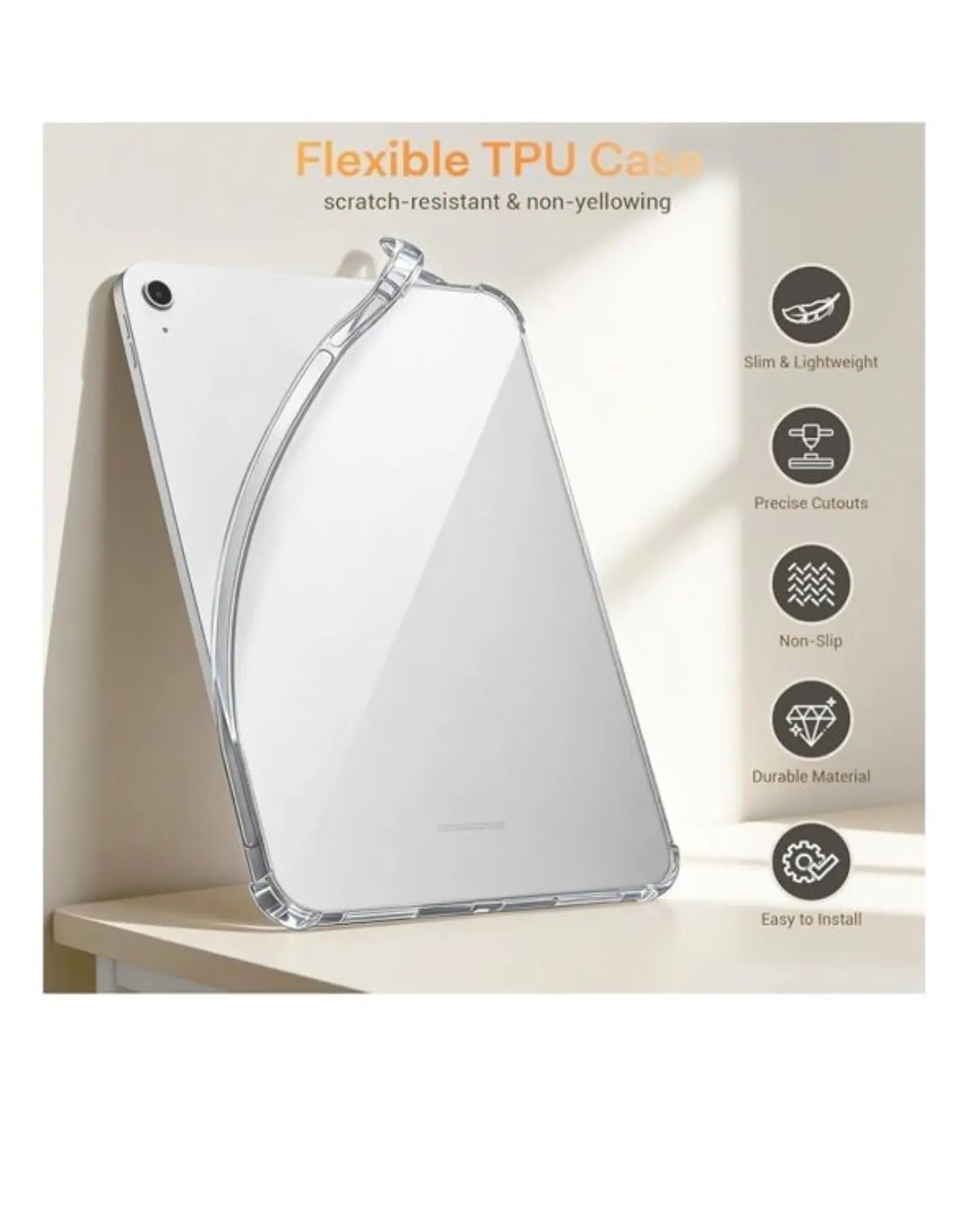 Carcasa Transparente Antishock Para iPad 10ma 2022 5