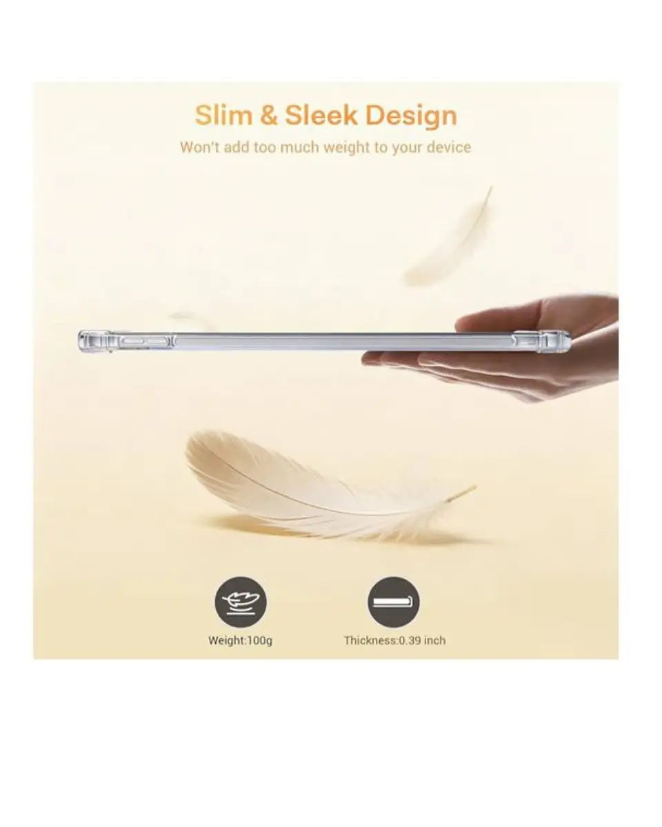 Carcasa Transparente Antishock Para iPad 11 A16 2025 6
