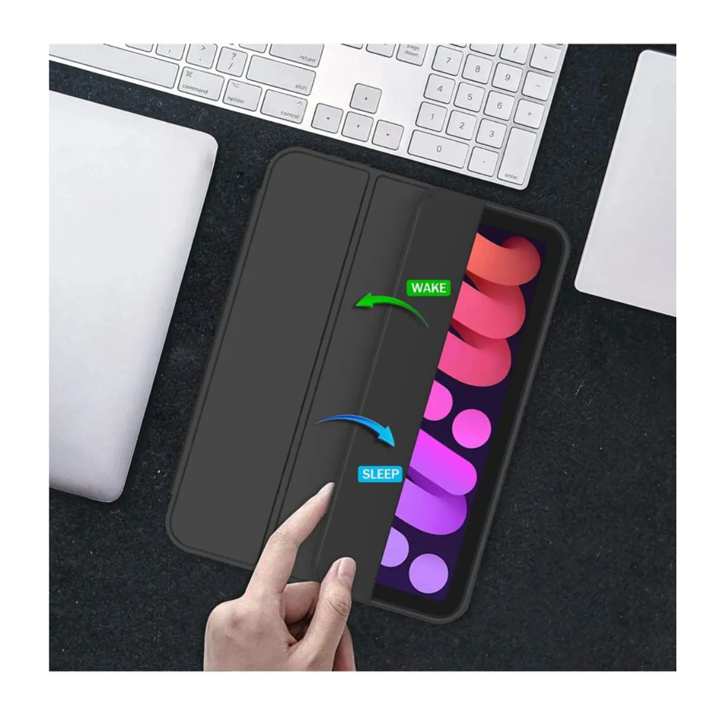 Funda Smart Cover Con Ranura Para iPad Mini 7 2024 6