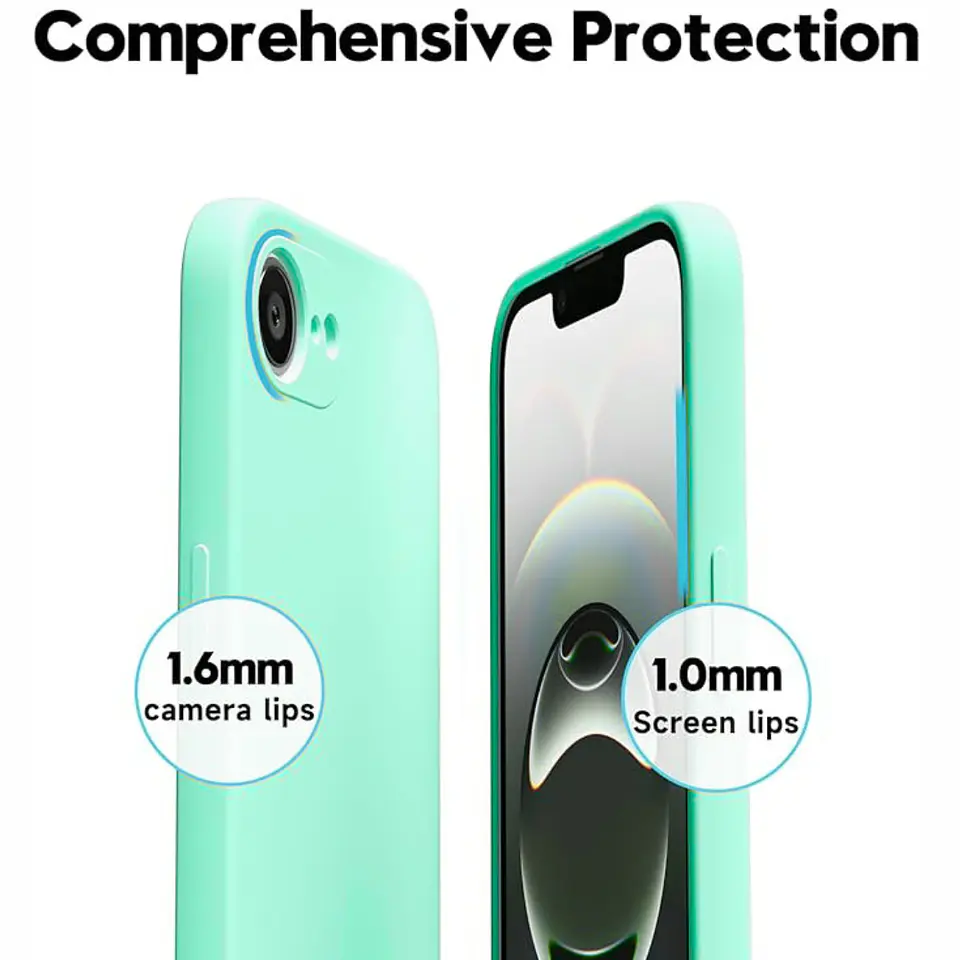 Carcasa Silicona Color para iPhone 17e  13
