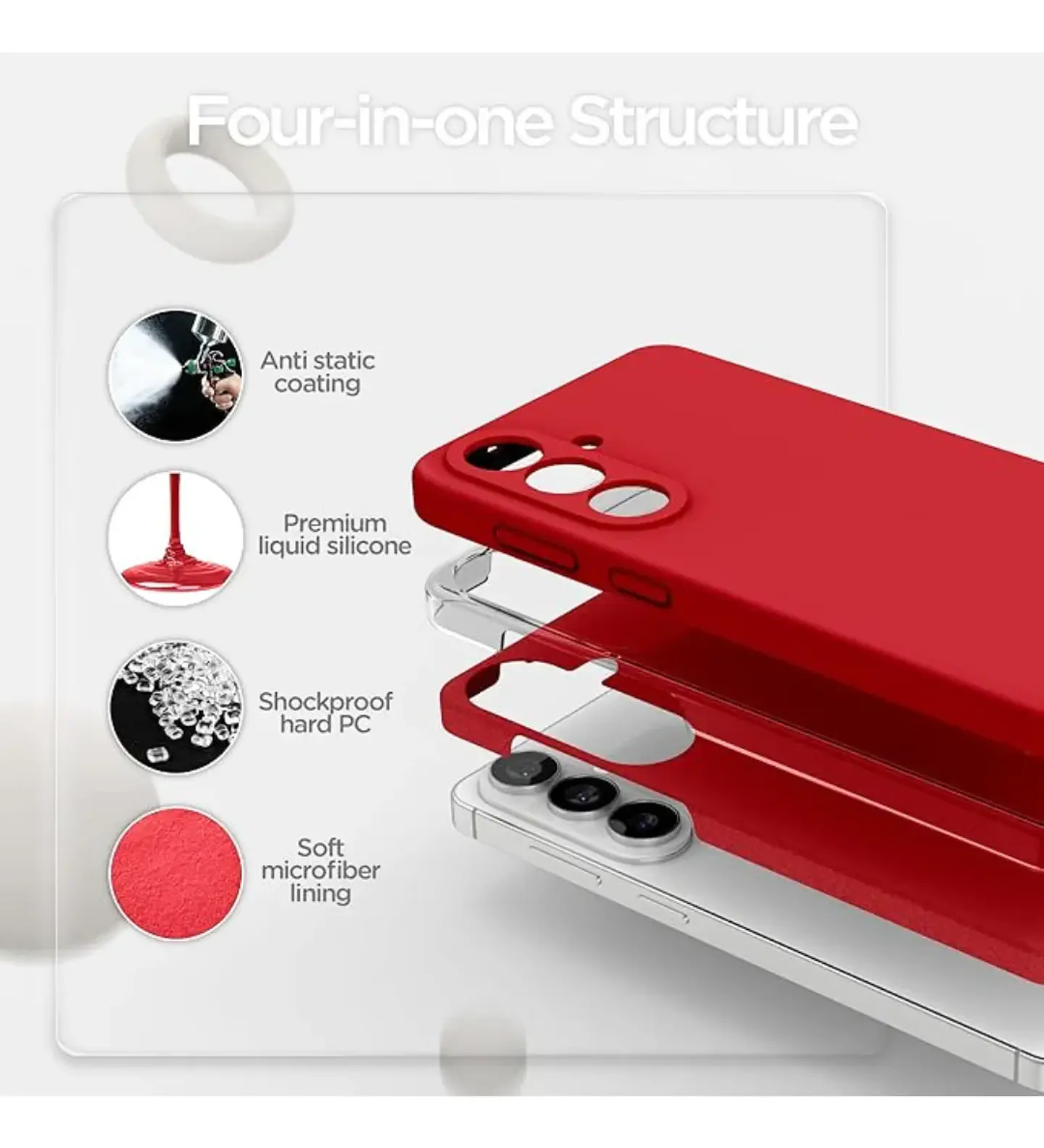 Carcasa Silicona Color Para Samsung Galaxy S25 10