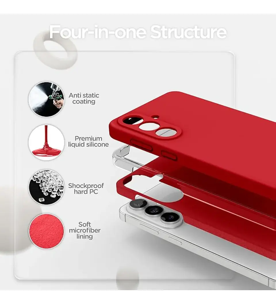 Carcasa Silicona Color Para Samsung Galaxy S25 10