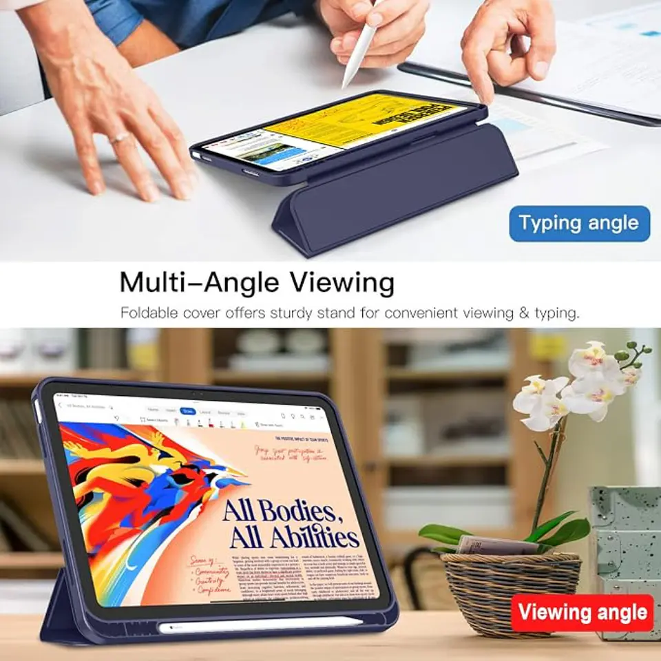 Funda Smart Cover Con Ranura Para iPad 11th Generación A16 2025 21