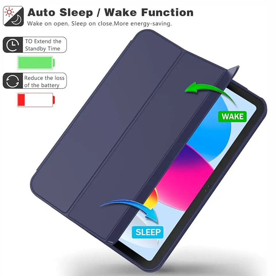 Funda Smart Cover Con Ranura Para iPad 11th Generación A16 2025 18