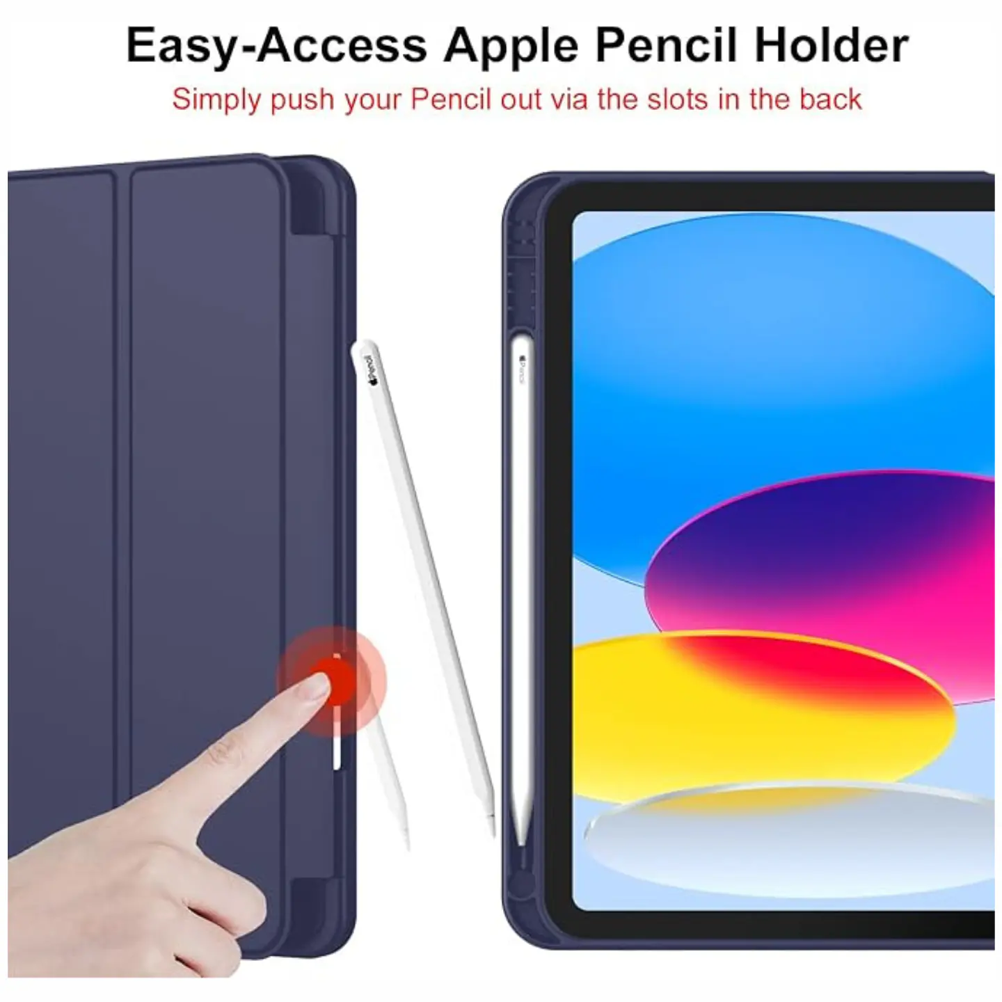 Funda Smart Cover Con Ranura Para iPad 11th Generación A16 2025 19