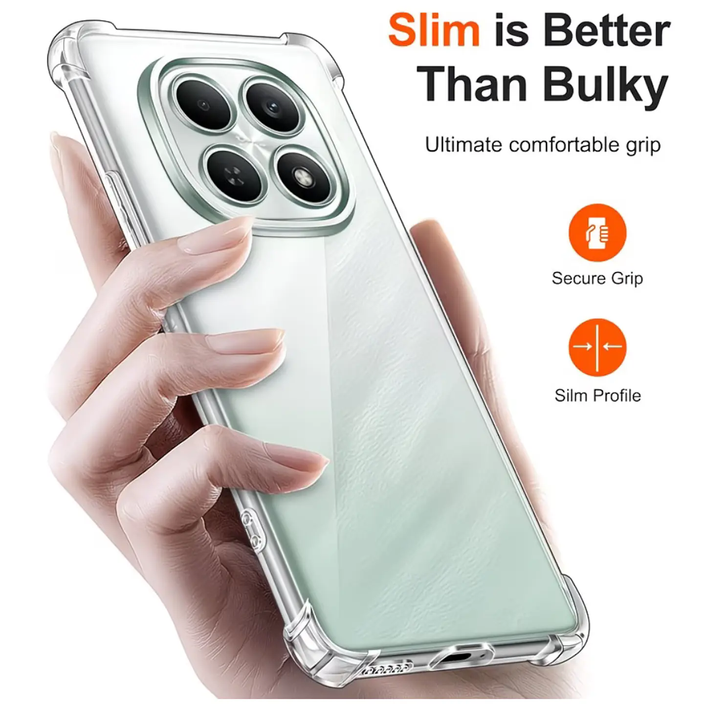 Carcasa Anti Golpes Transparente Para Redmi Note 15 Pro 5g 5
