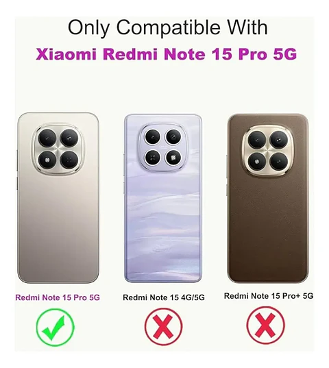 Carcasa Anti Golpes Transparente Para Redmi Note 15 Pro 5g