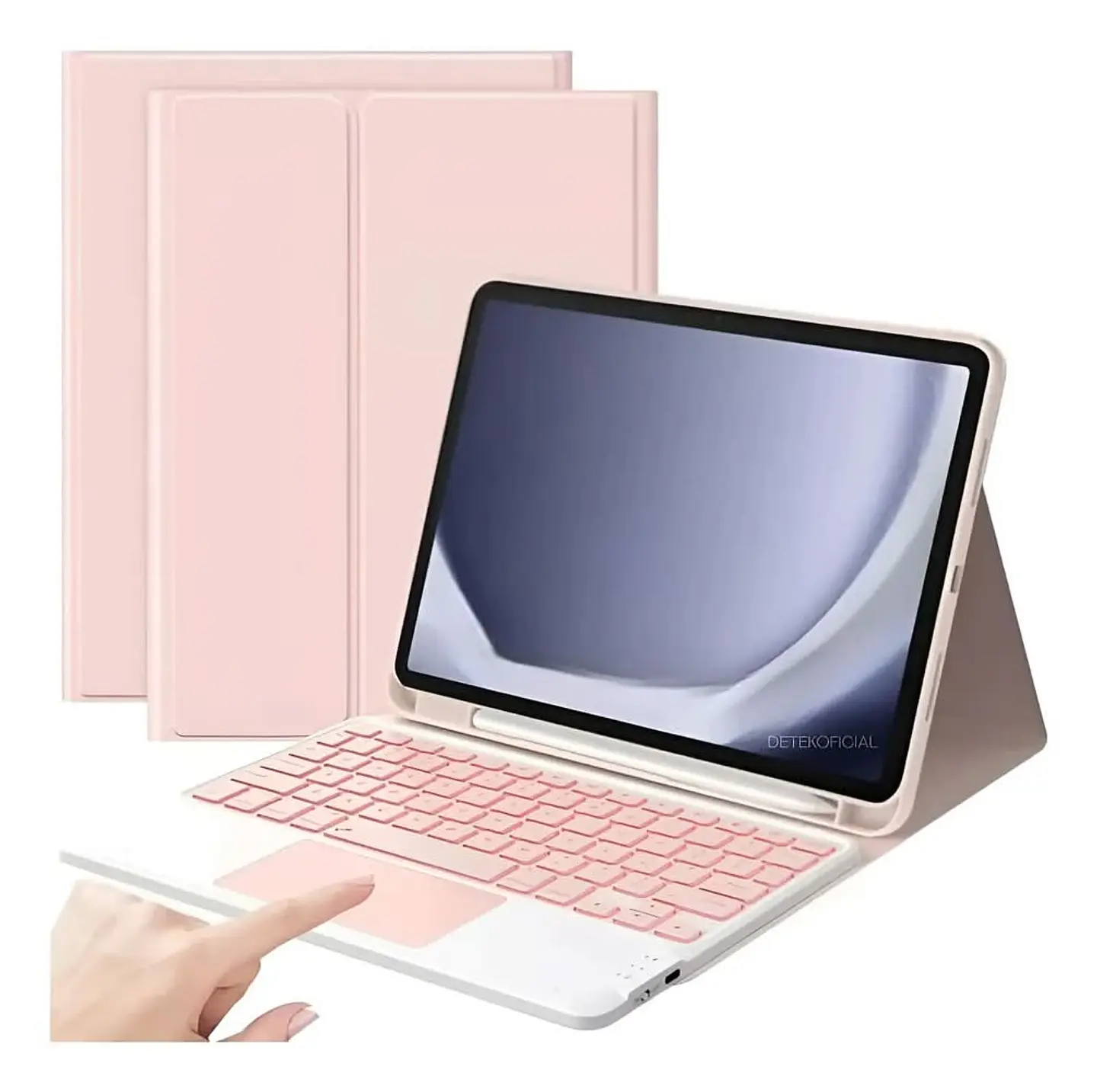 Funda Con Teclado Español Touchpad Para Samsung Galaxy Tab A11(+) Plus 11 1