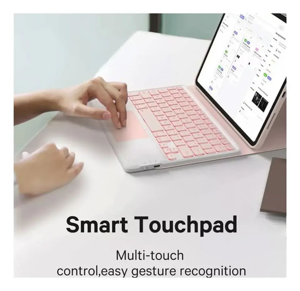 Funda Con Teclado Español Touchpad Para Samsung Galaxy Tab A11(+) Plus 11 3