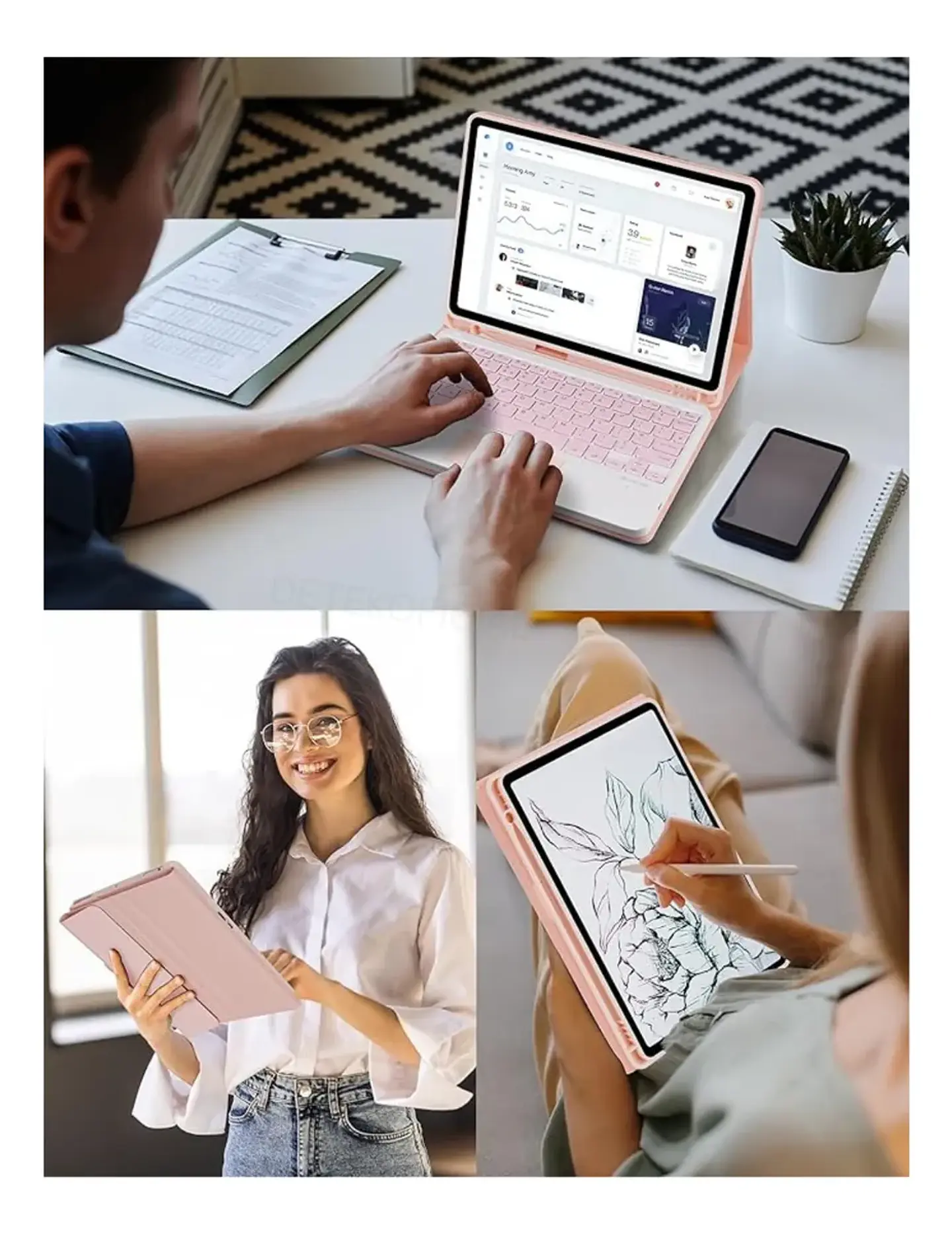 Funda Con Teclado Español Touchpad Para Samsung Galaxy Tab A11(+) Plus 11 7