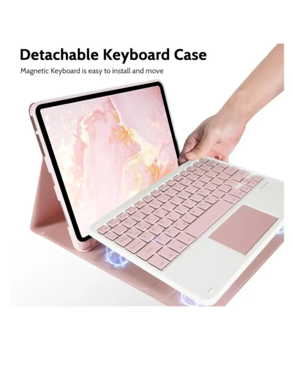 Funda Con Teclado Español Touchpad Para Samsung Galaxy Tab A11+ Plus 11 10