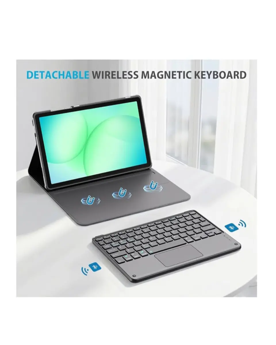 Funda Con Teclado Español Touchpad Para Samsung Galaxy Tab A11+ Plus 11 5